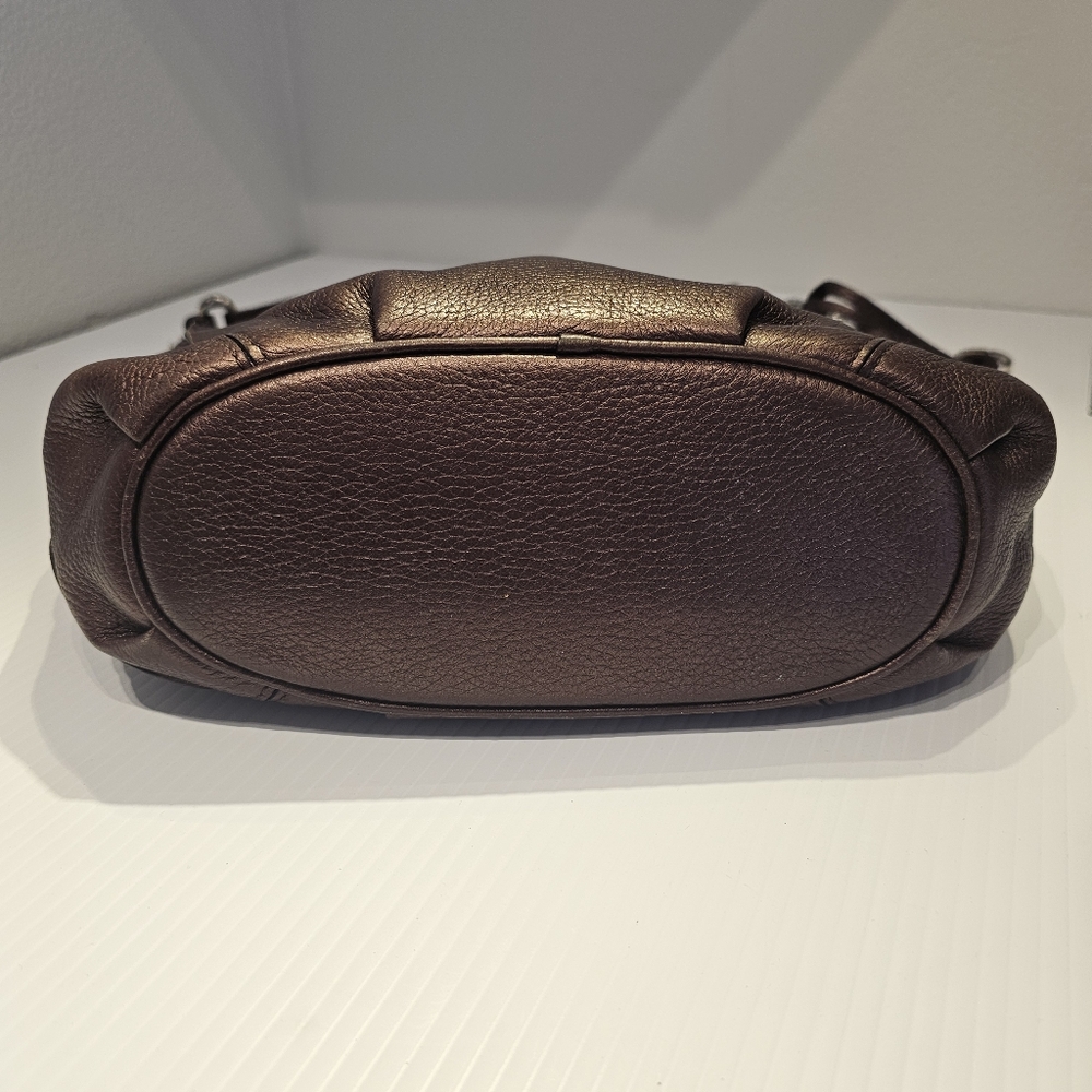 Brighton Nikki Masterpiece Bronze Leather Embellished Leather Hobo Shoulder Bag - Picture 7 of 16